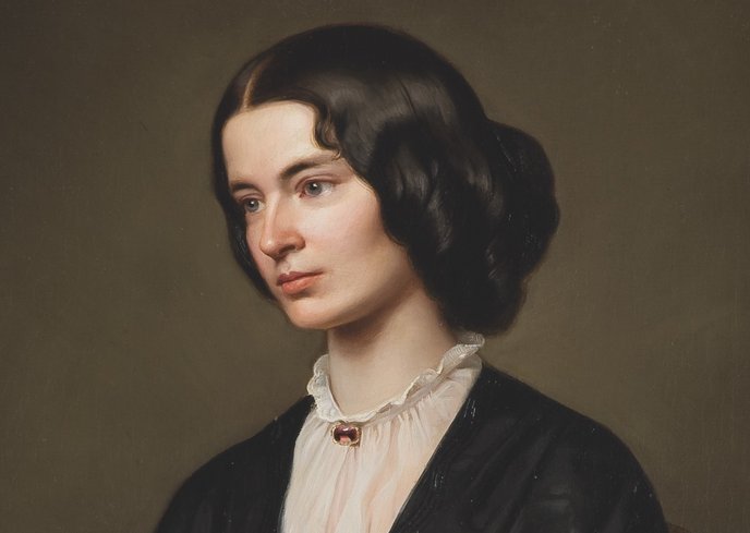 Gustav Ferdinand Metz, Cécile Mendelssohn Bartholdy, 1852, Privatbesitz